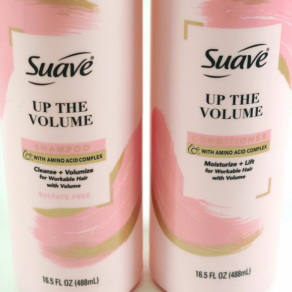 Suave Up The Volume Sulfate Free Shampoo & Conditioner Set 16.5 fl oz ea NEW - Picture 2 of 5